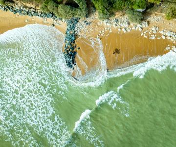 Surf sur l'île d'Oléron