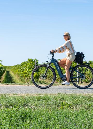 Radfahren in de Weinbergen