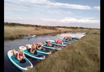 Paddle yoga