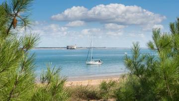 Fort Boyard depuis la plage